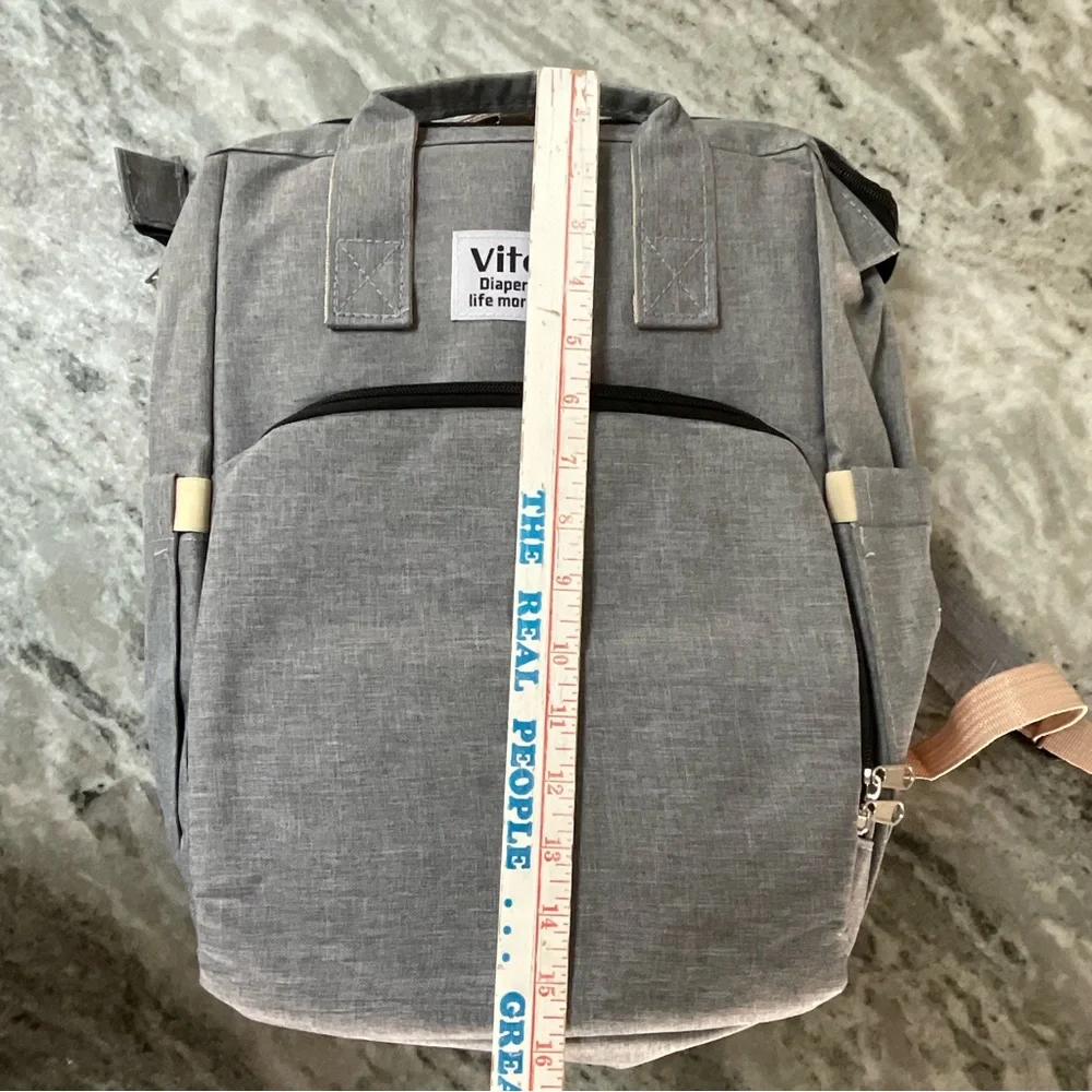 Viton Baby Diaper Bag Backpack with Changing Station